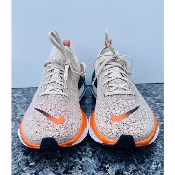 Nike ZoomX Invincible Run Flyknit 3 \'Oatmeal Orange White\' FQ8720-140 Men’s 9.5